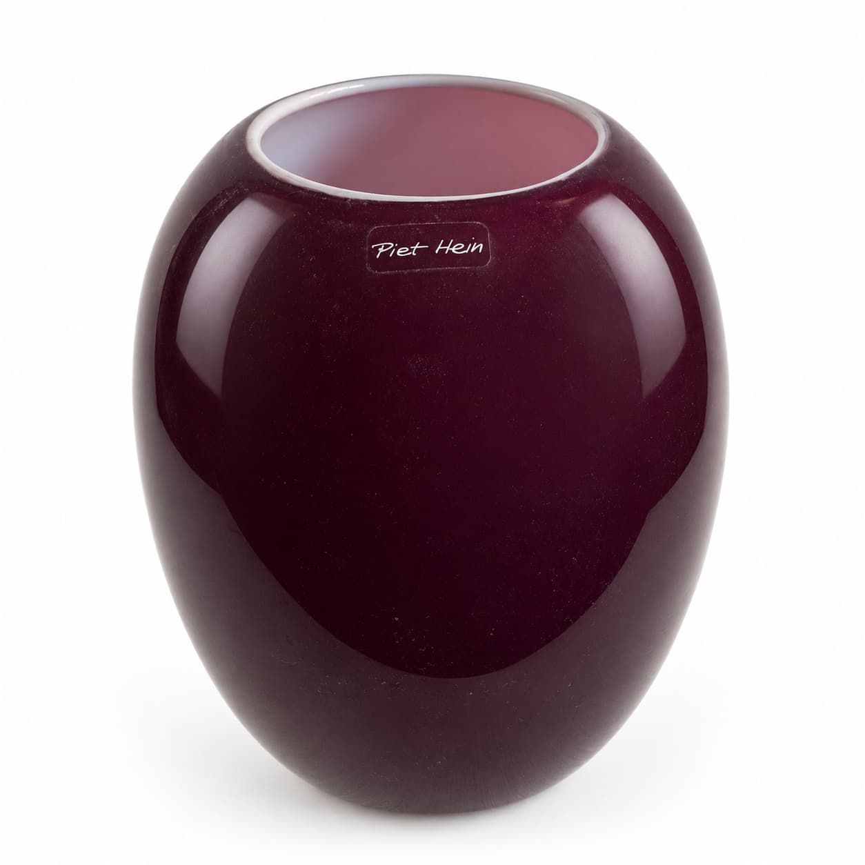 SUPER vase fra Piet Hein i farvet glas