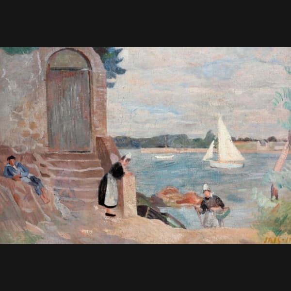 Jais Nielsen. “Parti fra Sainte-Marine”, Bregtagne 1911