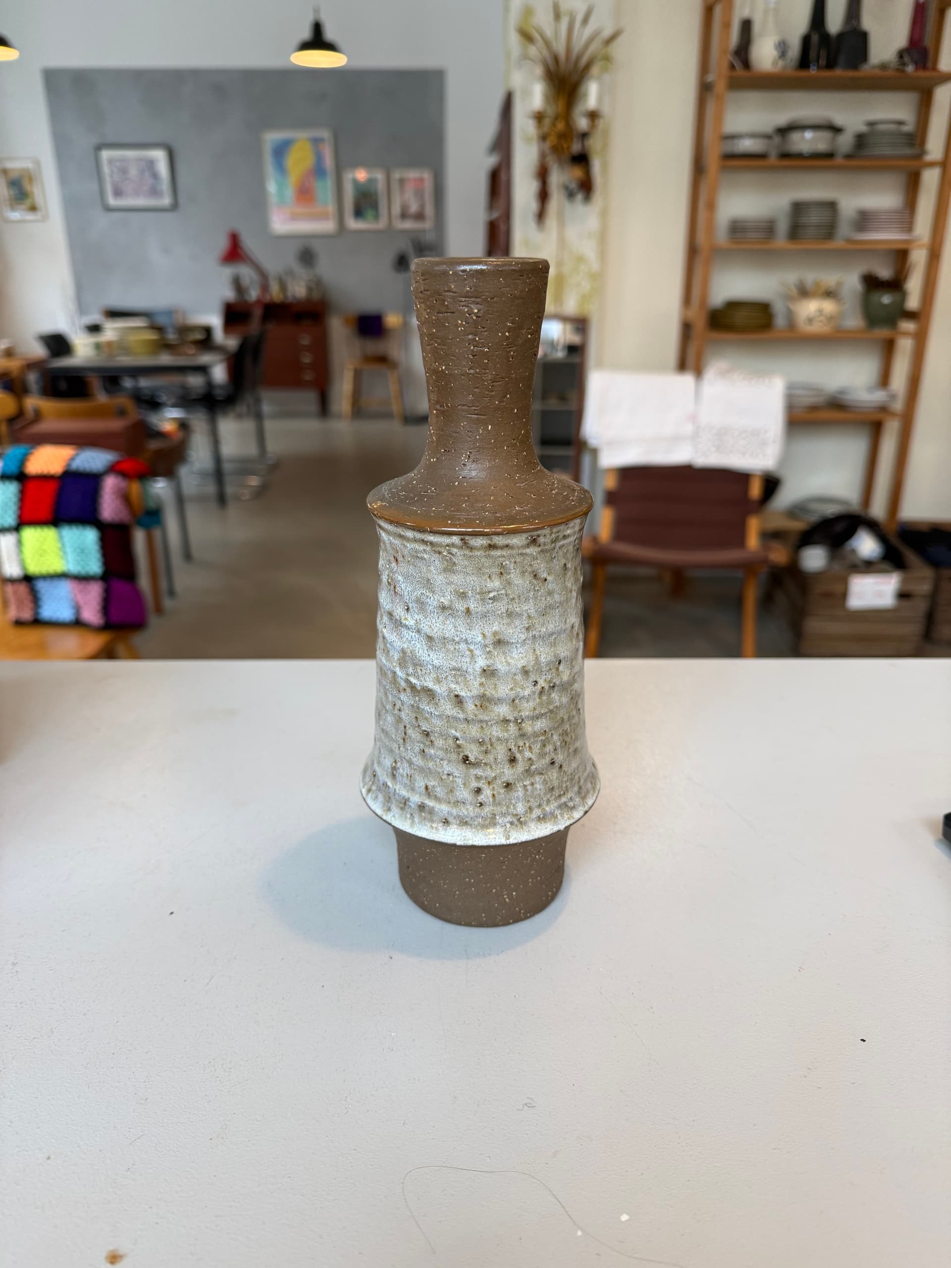Smuk rustik vase af Michael Andersen