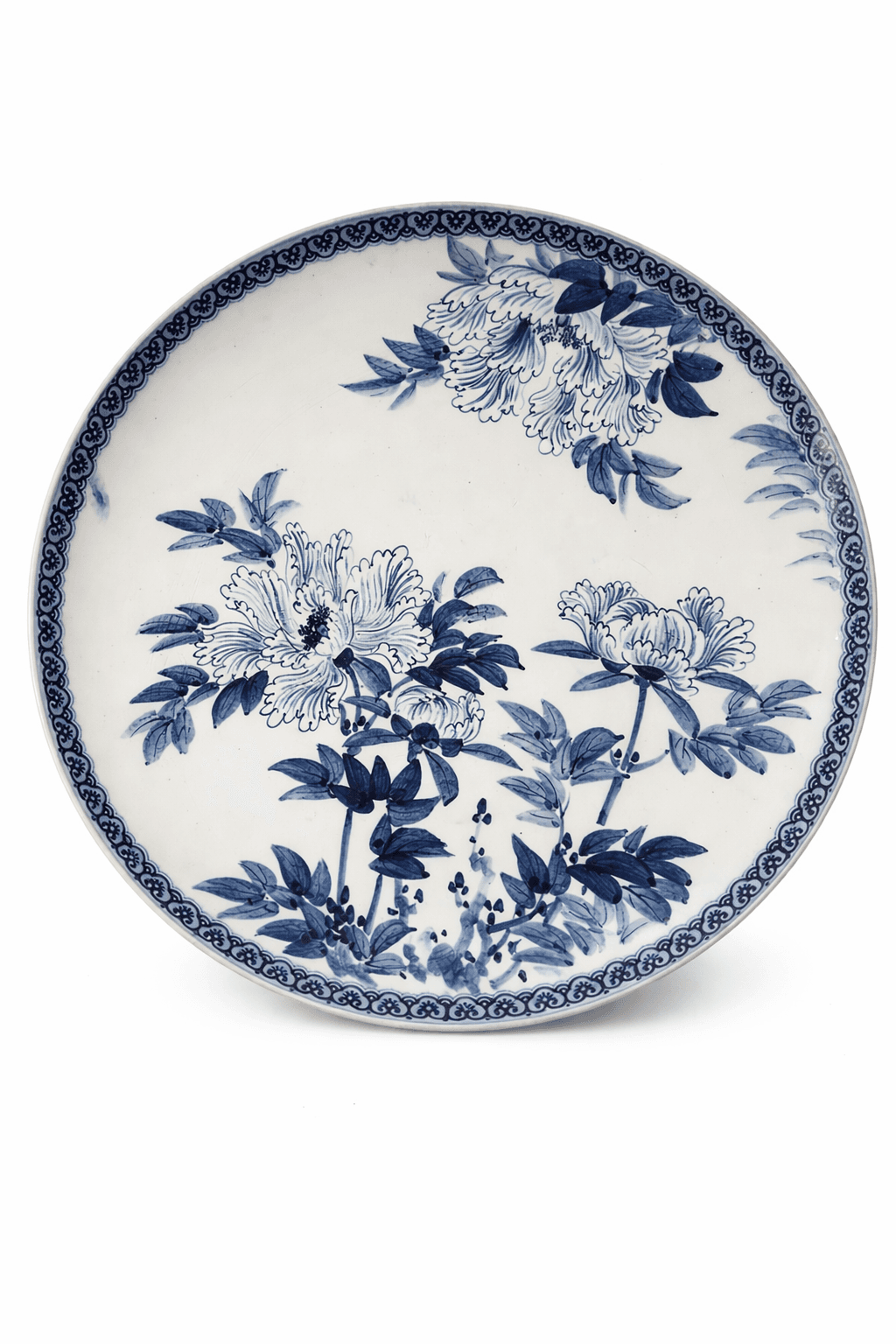 Stort kinesisk porcelænsfad