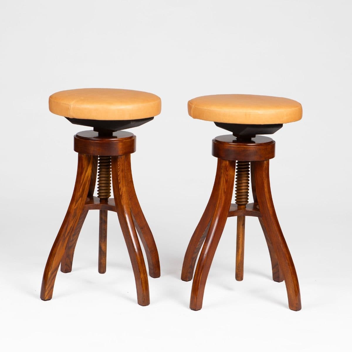 Par Fritz Hansen drejetaburetter, Danmark ca. 1930