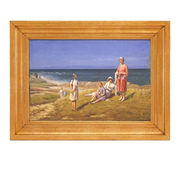 N. F. Schiøttz-Jensen, 1855-1941, olie på lærred