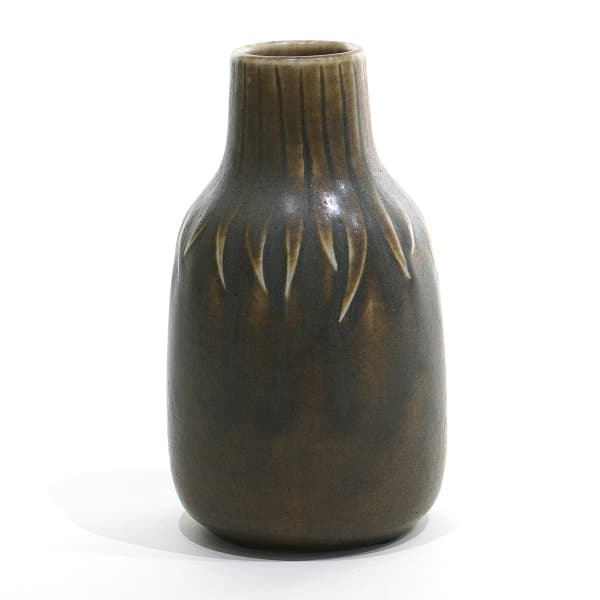 Turkis Saxbo vase i stentøj modelnummer 8