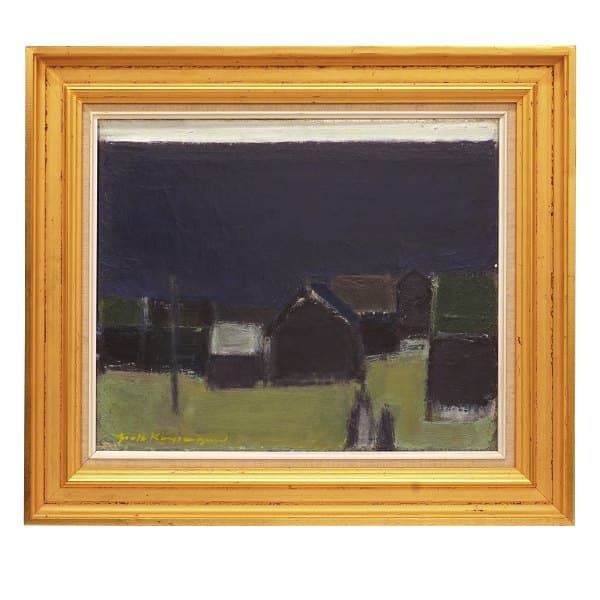 Jack Kampmann, 1914-89, maleri med motiv fra Færøerne